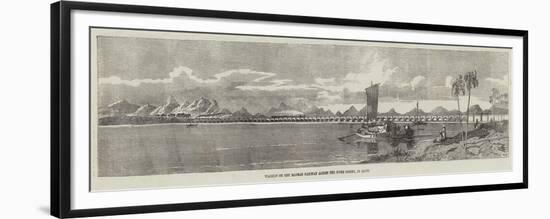 Viaduct on the Madras Railway across the River Poiney, in Arcot-Richard Principal Leitch-Framed Premium Giclee Print