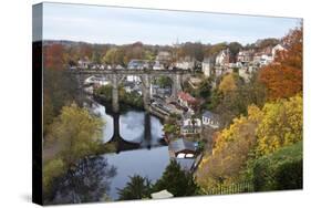 Viaduct over the River Nidd at Knaresborough-Mark Sunderland-Stretched Canvas