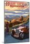 Viaduct Scene At Sunset - Blue Ridge Parkway-null-Mounted Poster