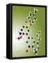 Viagra Drug Molecule-Miriam Maslo-Framed Stretched Canvas