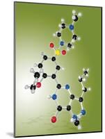 Viagra Drug Molecule-Miriam Maslo-Mounted Photographic Print