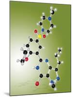 Viagra Drug Molecule-Miriam Maslo-Mounted Photographic Print