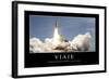 Viaje. Cita Inspiradora Y Póster Motivacional-null-Framed Photographic Print