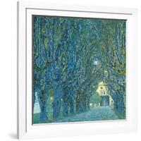 Viale Alberato-Gustav Klimt-Framed Art Print