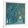 Viale Alberato-Gustav Klimt-Framed Art Print