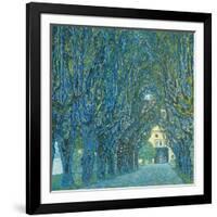 Viale Alberato-Gustav Klimt-Framed Art Print