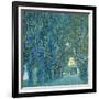 Viale Alberato-Gustav Klimt-Framed Art Print