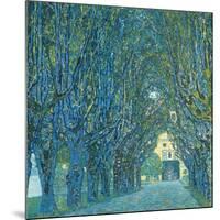 Viale Alberato-Gustav Klimt-Mounted Art Print