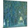 Viale Alberato-Gustav Klimt-Mounted Art Print