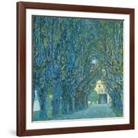 Viale Alberato-Gustav Klimt-Framed Art Print