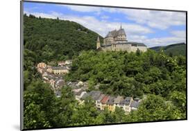 Vianden Castle above the Town of Vianden on Our River, Canton of Vianden, Grand Duchy of Luxembourg-Hans-Peter Merten-Mounted Photographic Print