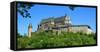 Vianden Castle in the canton of Vianden, Grand Duchy of Luxembourg, Europe-Hans-Peter Merten-Framed Stretched Canvas