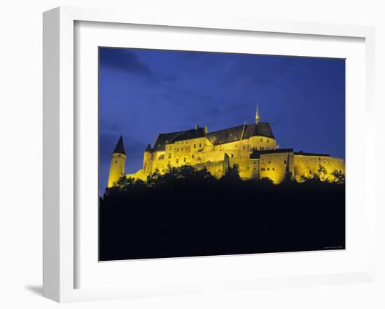 Vianden Castle, Vianden, Luxembourg-Gavin Hellier-Framed Photographic Print