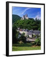 Vianden Castle, Vianden Town, Luxembourg-Gavin Hellier-Framed Photographic Print