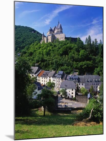 Vianden Castle, Vianden Town, Luxembourg-Gavin Hellier-Mounted Photographic Print