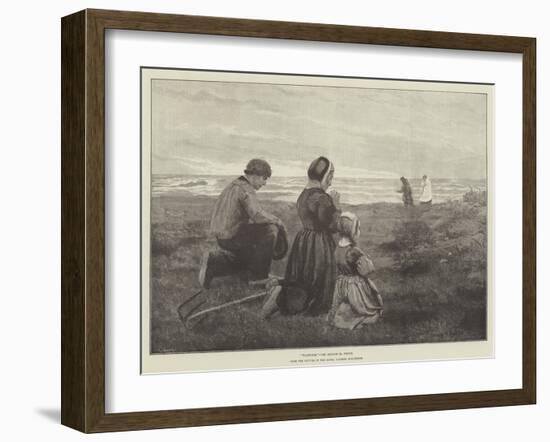 Viaticum, from the Picture in the Royal Academy Exhibition-Julius Mandes Price-Framed Giclee Print