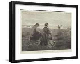 Viaticum, from the Picture in the Royal Academy Exhibition-Julius Mandes Price-Framed Giclee Print