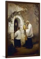Viaticum, Painting by Alexis-Marie-Louis Douillard (1835-1905)-null-Framed Giclee Print