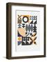 Vibrant Bauhaus Collection #3-jay stanley-Framed Photographic Print