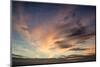 Vibrant Beautiful Pink and Blue Cloudy Sky Sunrise-Veneratio-Mounted Photographic Print