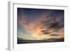 Vibrant Beautiful Pink and Blue Cloudy Sky Sunrise-Veneratio-Framed Photographic Print