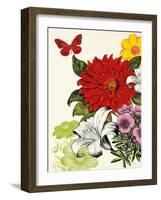 Vibrant Blossoms-Devon Ross-Framed Art Print