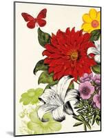 Vibrant Blossoms-Devon Ross-Mounted Art Print