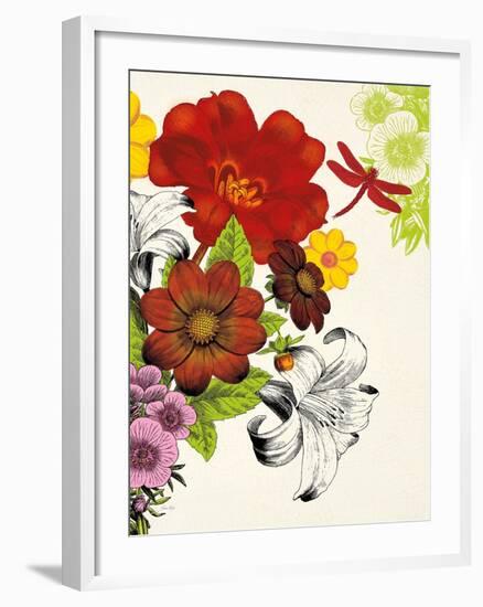 Vibrant Bouquet-Devon Ross-Framed Art Print