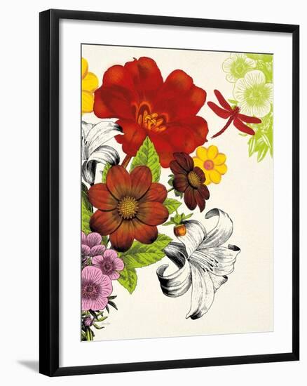 Vibrant Bouquet-Devon Ross-Framed Art Print