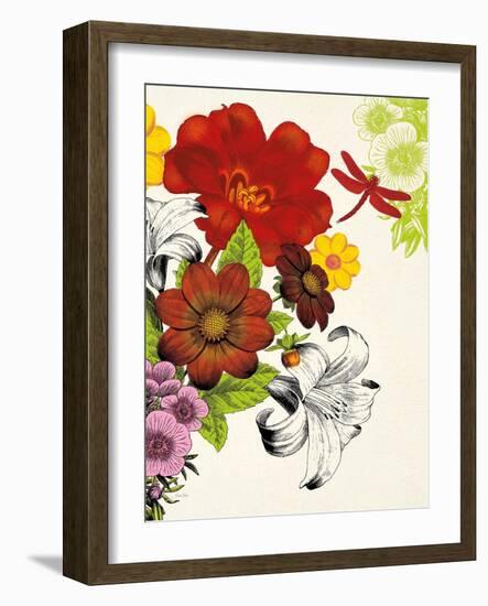 Vibrant Bouquet-Devon Ross-Framed Art Print