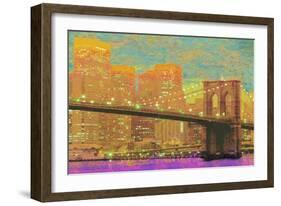 Vibrant City 1-Christopher James-Framed Art Print