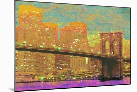 Vibrant City 1-Christopher James-Mounted Art Print