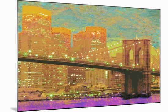 Vibrant City 1-Christopher James-Mounted Art Print