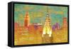 Vibrant City 2-Christopher James-Framed Stretched Canvas