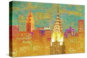 Vibrant City 2-Christopher James-Stretched Canvas