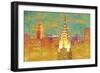 Vibrant City 2-Christopher James-Framed Art Print