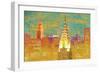 Vibrant City 2-Christopher James-Framed Art Print