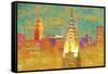 Vibrant City 2-Christopher James-Framed Stretched Canvas