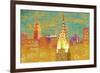 Vibrant City 2-Christopher James-Framed Premium Giclee Print