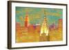 Vibrant City 2-Christopher James-Framed Art Print