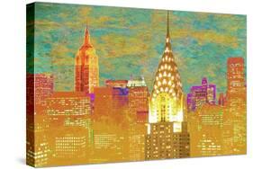 Vibrant City 2-Christopher James-Stretched Canvas