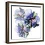 Vibrant Floral Trio-Emma Catherine Debs-Framed Art Print