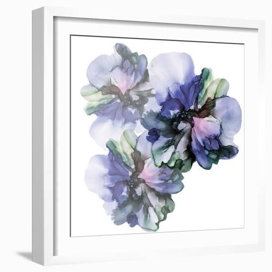 Vibrant Floral Trio-Emma Catherine Debs-Framed Art Print