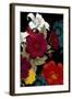 Vibrant Florals Black 2-Devon Ross-Framed Art Print