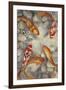 Vibrant Koi I-Tim O'toole-Framed Art Print