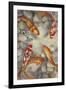 Vibrant Koi I-Tim O'toole-Framed Art Print