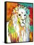 Vibrant Lion-OnRei-Framed Stretched Canvas