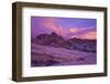 Vibrant Orange Clouds over Red and White Sandstone at Sunset-James-Framed Photographic Print