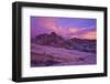 Vibrant Orange Clouds over Red and White Sandstone at Sunset-James-Framed Photographic Print