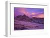 Vibrant Orange Clouds over Red and White Sandstone at Sunset-James-Framed Photographic Print